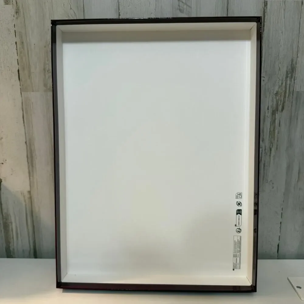 Gucci Rigid Gift Storage Box Glossy Burgundy White Logo Lid 16x12x2